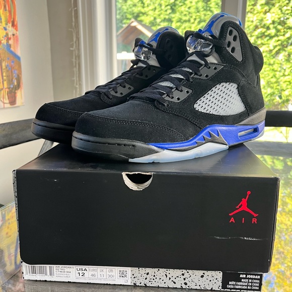 Brand New Jordan 5 Racer Blue Shoes